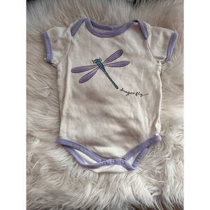 Organic cotton dragonfly onesie